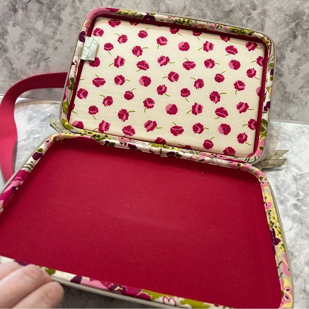 Vera Bradley Make Me Blush Hard Shell Tablet Case 12x8”